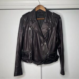 Banana Republic authentic Moto leather jacket M